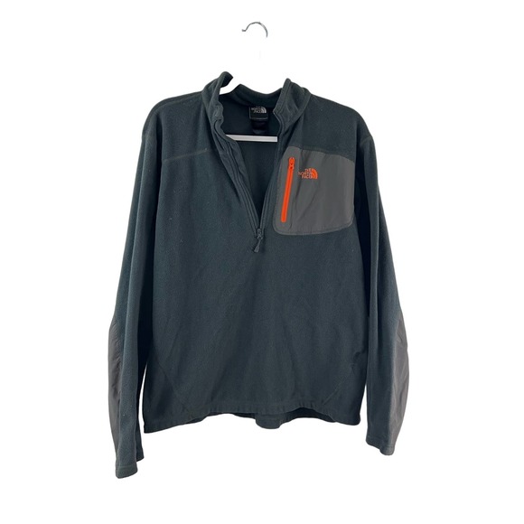 The North Face Fleece Womens Medium Gray Soft Shell Light Jacket Sweater Casual - Picture 1 of 5